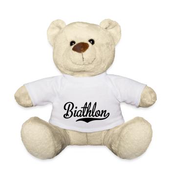 Biathlon - Teddy Bear - white - Front