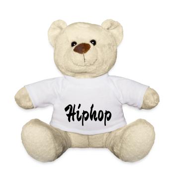 Lettrage hip hop : design hip hop élégant - Nounours - blanc - Devant