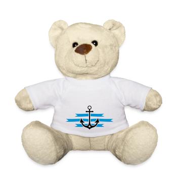 anchor - Teddy Bear - white - Front