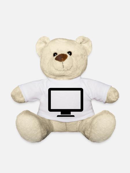 Computer - Teddy - Weiß