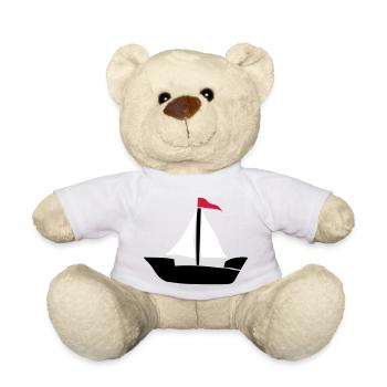 Schiff, Segelschiff, Sailing Ship, Ship - Teddy - Weiß - Vorne