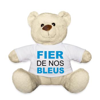 PROUD OF OUR BLUES - Teddy Bear - white - Front