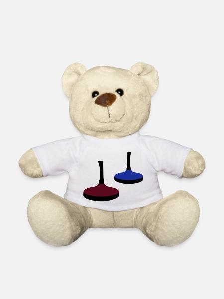 Eisstock - Teddy - Weiß