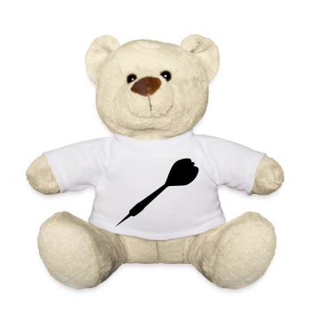 Darts Darts Dartboard Darts Darts Players Sport - Teddy Bear - white - Front