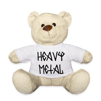 Heavy Metal - Nounours - blanc - Devant