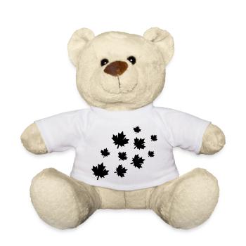 Feuilles d’érable - Nounours - blanc - Devant