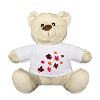 Feuilles d’érable - Nounours - blanc - Devant