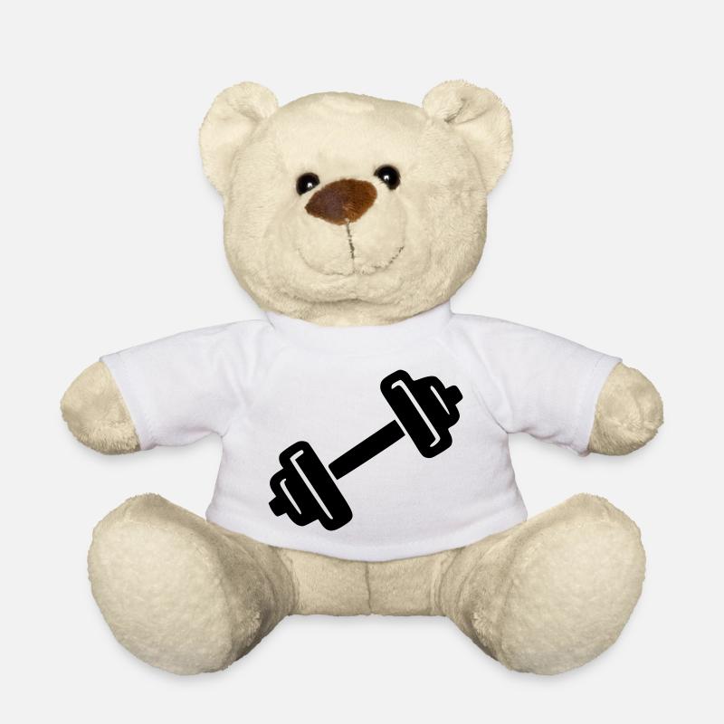 Hantel - Teddy - Weiß