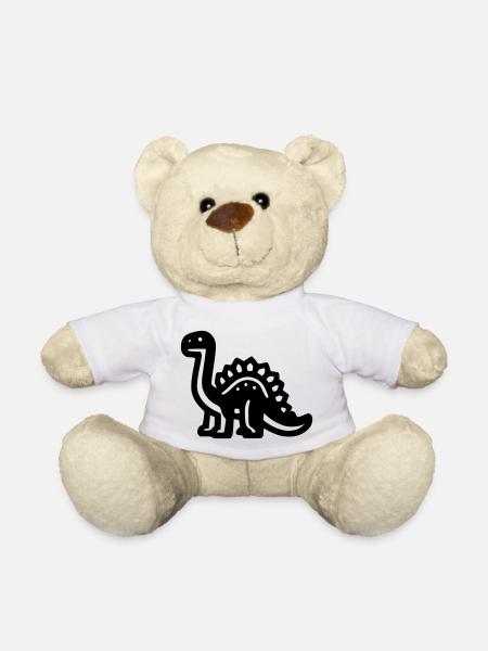 Dinosaurier - Teddy - Weiß
