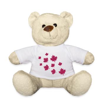 Feuilles d’érable - Nounours - blanc - Devant