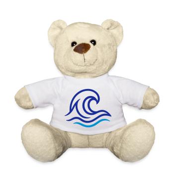 Ozean Welle - Teddy - Weiß - Vorne