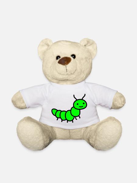 caterpillar - Teddy Bear - white
