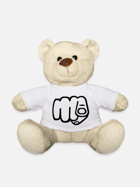 Toi - doigt - Nounours - blanc