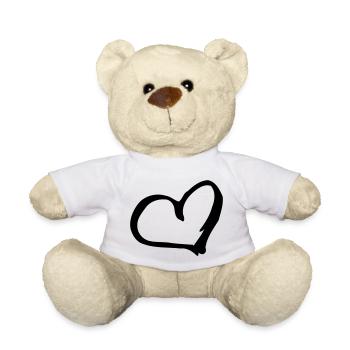 Heart - Teddy - Weiß - Vorne