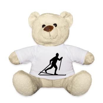 Ski de fond - Nounours - blanc - Devant