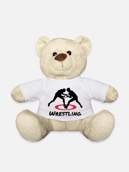 Wrestling, Ringen - Teddy - Weiß