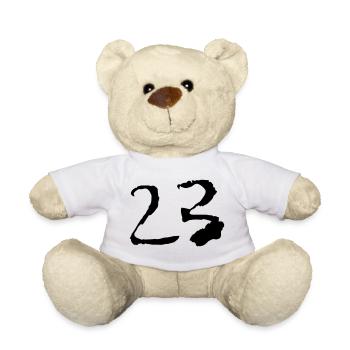 23 /Number / VECTOR - Teddy Bear - white - Front