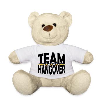 Bierflaschen Team Hangover - Teddy - Weiß - Vorne