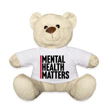 la santé mentale compte citation - Nounours - blanc - Devant