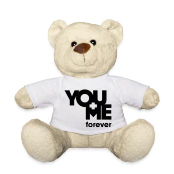 YOU and ME forever - Teddy - Weiß - Vorne