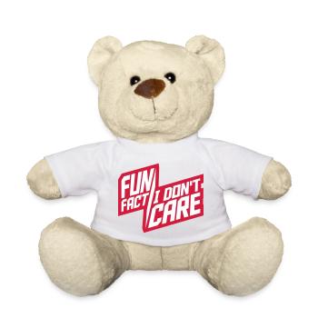 I dont care fact - Teddy - Weiß - Vorne
