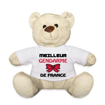BESTER GENDARM IN FRANKREICH - Teddy - Weiß - Vorne