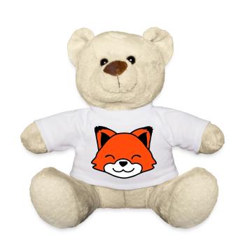 Fox Red Fox Wild Animal Clever Forest Inhabitants - Teddy Bear - white - Front