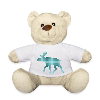 Pixel Elk - Nounours - blanc - Devant
