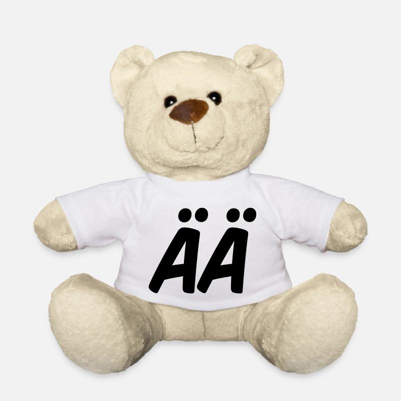 ÄÄ - Teddy Bear - white