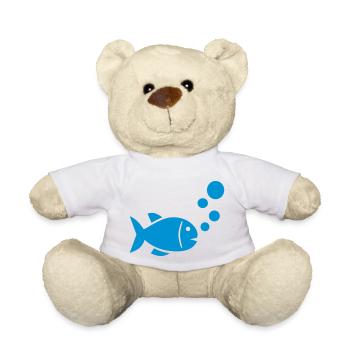 Poisson - Nounours - blanc - Devant