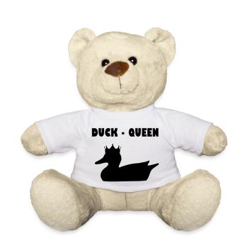 Canard - Cadeau de look partenaire Queen Duck - Nounours - blanc - Devant