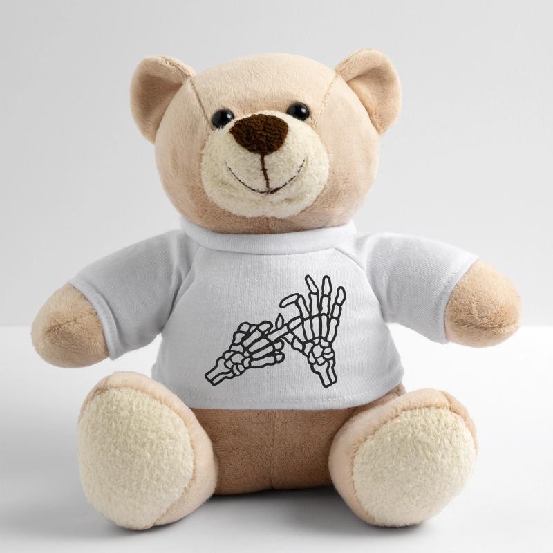 Trou du majeur Geste Squelette Nounours