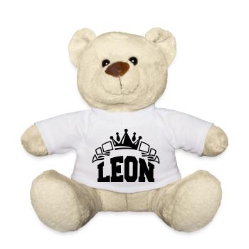 Léon - Nounours - blanc - Devant