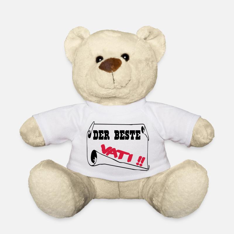 Der beste vati - Teddy - Weiß