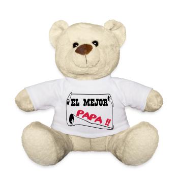 El mejor papa - Teddy Bear - white - Front