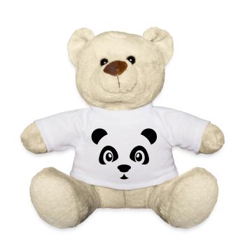 Cute panda bear animal - Panda bear - Zoo - Chine - Nounours - blanc - Devant