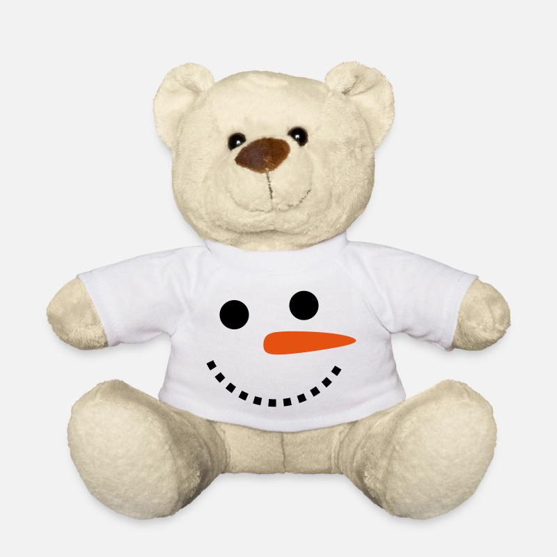 bonhomme de neige - Nounours - blanc