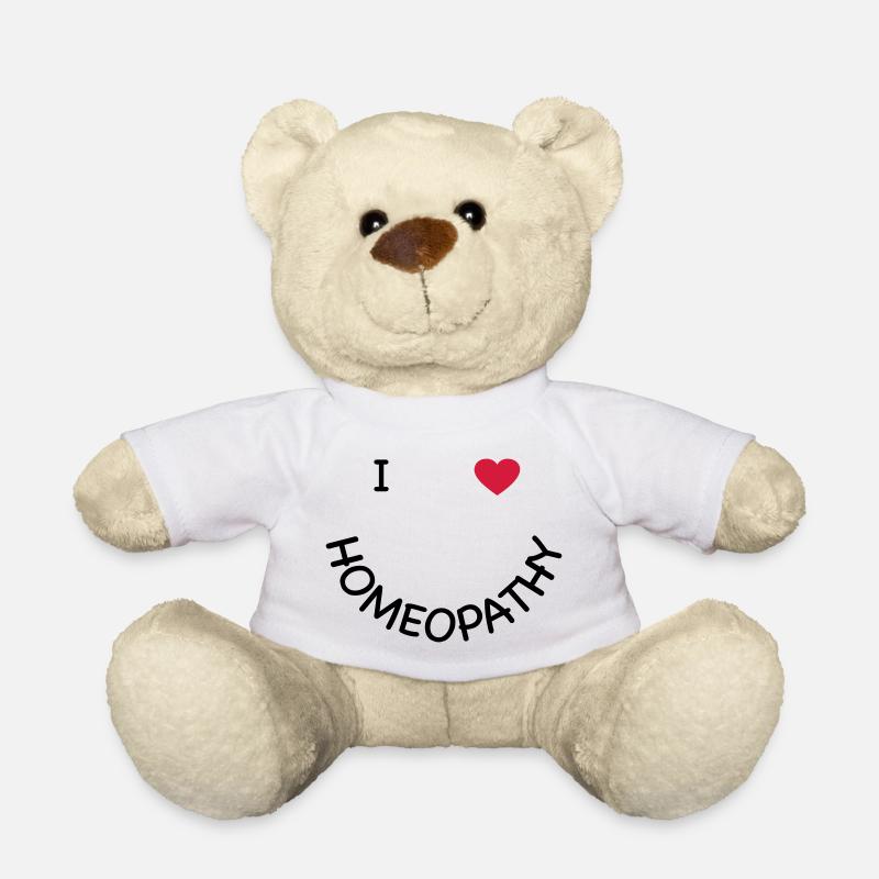 Ich liebe Homöopathie - Teddy - Weiß