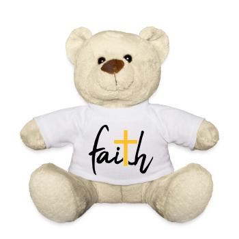 Faith Kreuz Glaube - Teddy - Weiß - Vorne