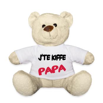 Ich liebe dich, Papa - Teddy - Weiß - Vorne