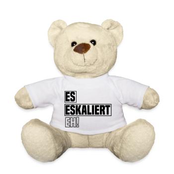 es eskaliert eh - Teddy - Weiß - Vorne