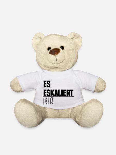 es eskaliert eh - Teddy - Weiß
