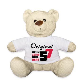 Original Jahrgang 1957 - Teddy - Weiß - Vorne