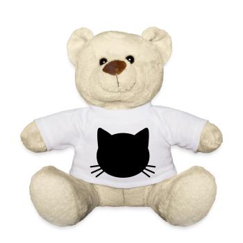 Cute Cat Face - Teddy - Weiß - Vorne