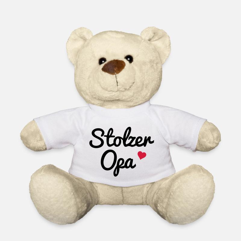 Stolzer Opa - Teddy - Weiß