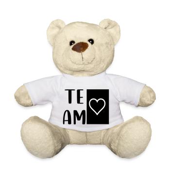 une équipe avec cœur - Nounours - blanc - Devant