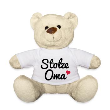 Stolze Oma - Teddy - Weiß - Vorne