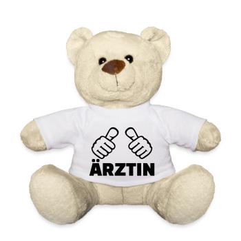 Ärztin - Teddy - Weiß - Vorne