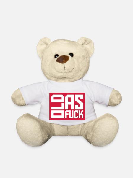old AF Text Logo - Teddy - Weiß