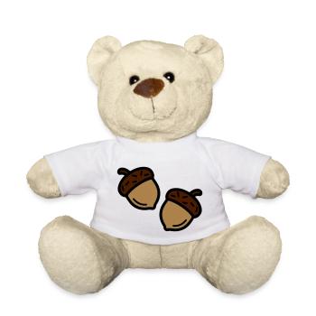 Eichel Herbst Eiche - Teddy - Weiß - Vorne